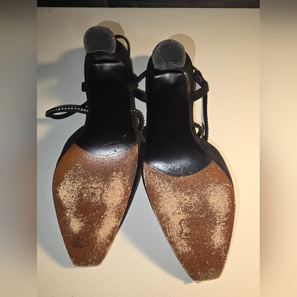 Stuart Weitzman heels black size 6 - Picture 2 of 4
